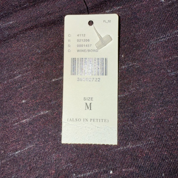 Anthropologie Plum Short Sleeve Ruffle Tee - Picture 8 of 10